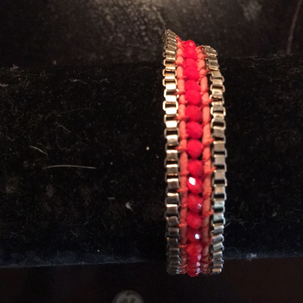 Orange bracelet